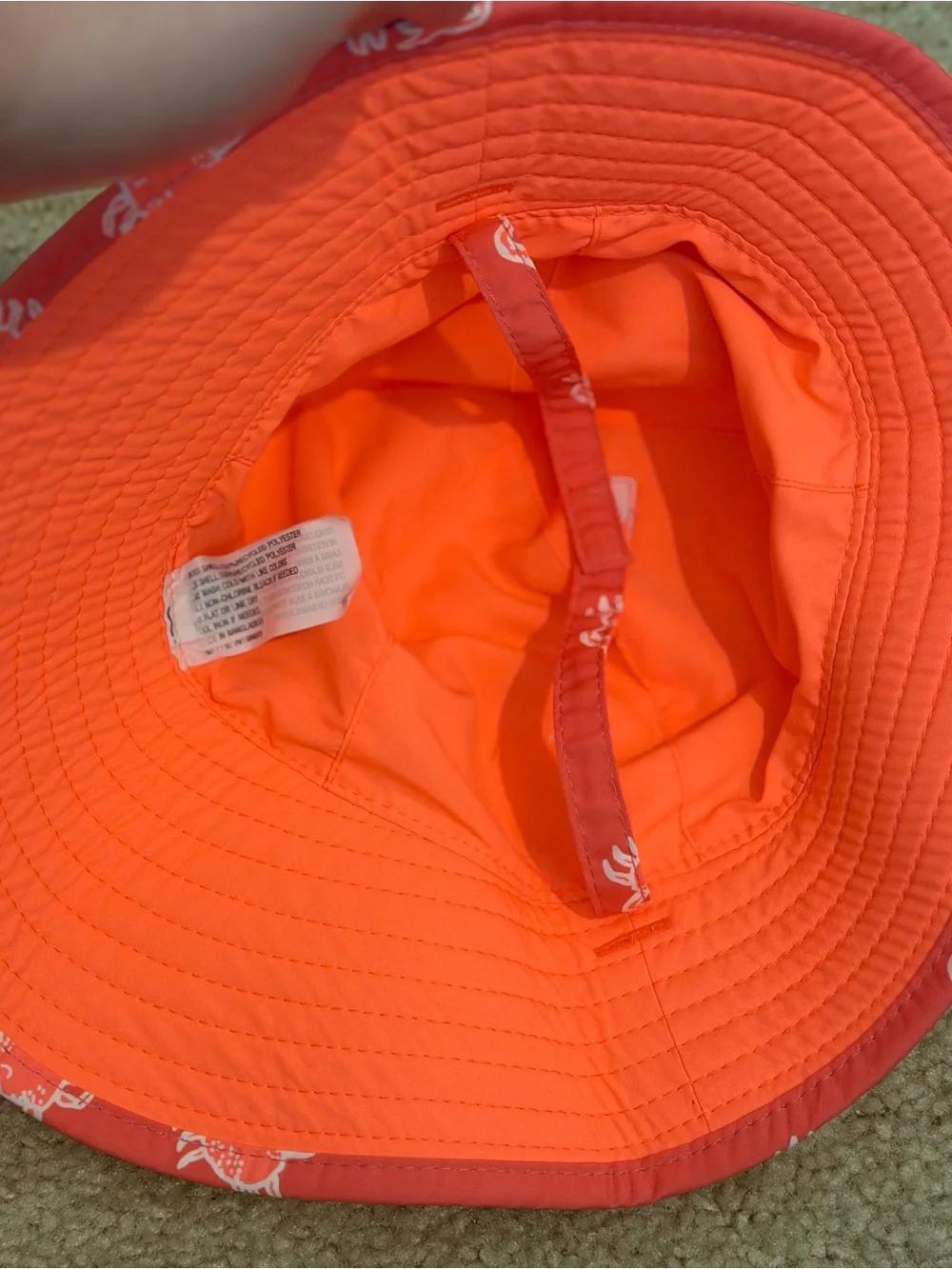 Cat & Jack Coral Swim hat 2T- 5T